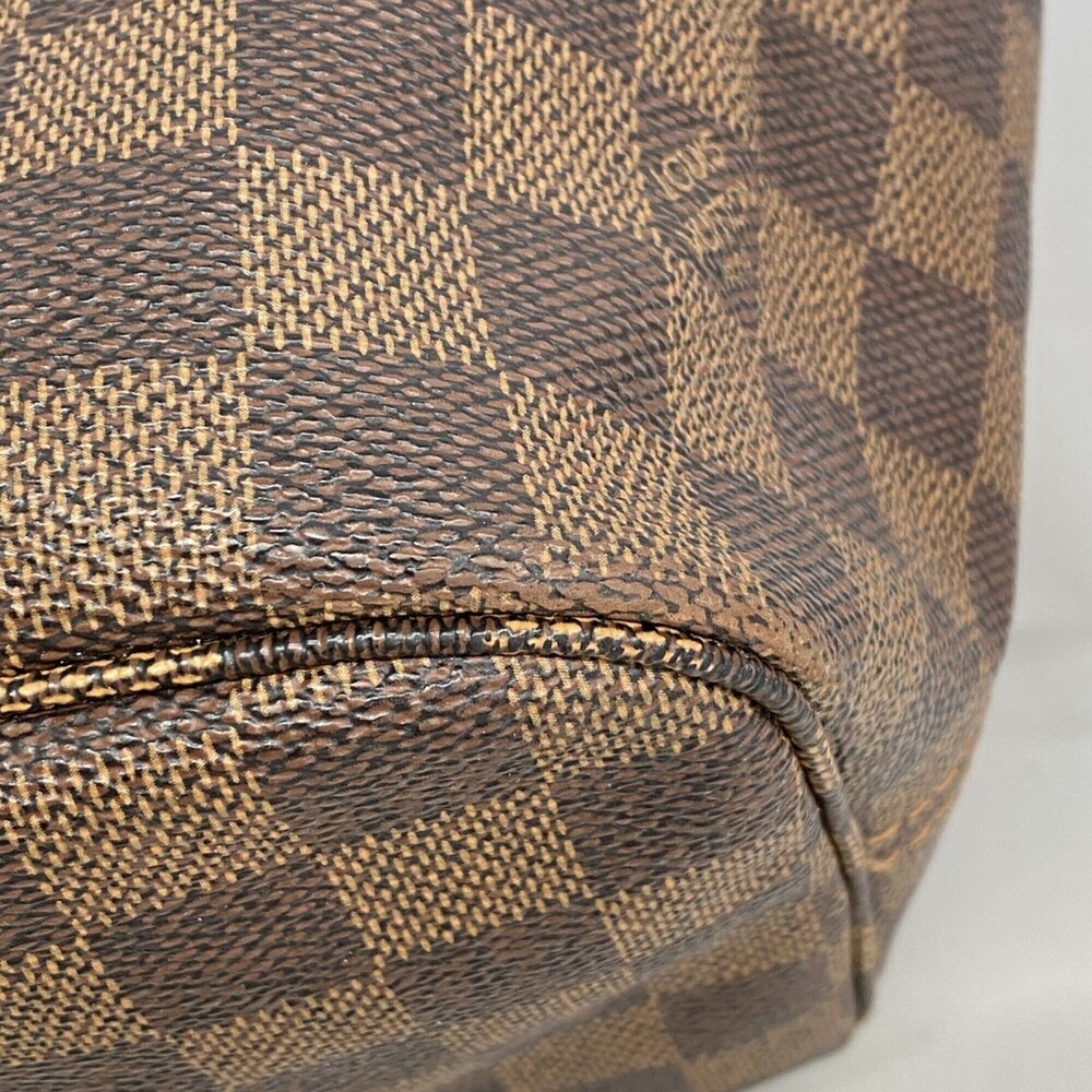 LOUIS VUITTON Brown Damier Neverfull MM Tote Bag - Picture 9 of 11